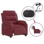 Electric reclining massage armchair in burgundy fabric by , Armchairs - Ref: Foro24-3204971, Price: 315,07 €, Discount: %
