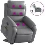 Sillón de masaje elevable eléctrico cuero sintético gris de , Sillones - Ref: Foro24-3205066, Precio: 355,72 €, Descuento: %