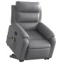 Sillón de masaje elevable eléctrico cuero sintético gris de , Sillones - Ref: Foro24-3205066, Precio: 355,72 €, Descuento: %