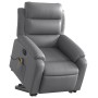 Sillón de masaje elevable eléctrico cuero sintético gris de , Sillones - Ref: Foro24-3205066, Precio: 335,38 €, Descuento: %