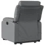 Sillón de masaje elevable eléctrico cuero sintético gris de , Sillones - Ref: Foro24-3205066, Precio: 355,72 €, Descuento: %