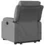 Sillón de masaje elevable eléctrico cuero sintético gris de , Sillones - Ref: Foro24-3205066, Precio: 335,38 €, Descuento: %