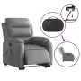 Sillón de masaje elevable eléctrico cuero sintético gris de , Sillones - Ref: Foro24-3205066, Precio: 355,72 €, Descuento: %