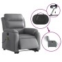 Sillón de masaje elevable eléctrico cuero sintético gris de , Sillones - Ref: Foro24-3205066, Precio: 335,38 €, Descuento: %