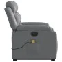 Sillón de masaje elevable eléctrico cuero sintético gris de , Sillones - Ref: Foro24-3205066, Precio: 355,72 €, Descuento: %