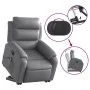 Sillón de masaje elevable eléctrico cuero sintético gris de , Sillones - Ref: Foro24-3205066, Precio: 355,72 €, Descuento: %