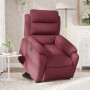 Sillón eléctrico reclinable elevable de tela rojo tinto de , Sillones - Ref: Foro24-3205007, Precio: 344,62 €, Descuento: %