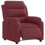 Sillón reclinable eléctrico tela rojo tinto de , Sillones - Ref: Foro24-3204959, Precio: 288,72 €, Descuento: %