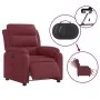 Sillón reclinable eléctrico tela rojo tinto de , Sillones - Ref: Foro24-3204959, Precio: 288,72 €, Descuento: %