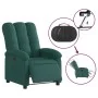 Sillón reclinable eléctrico tela verde oscuro de , Sillones - Ref: Foro24-3204074, Precio: 242,51 €, Descuento: %