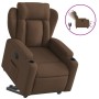 Sillón eléctrico reclinable elevable de tela marrón de , Sillones - Ref: Foro24-3204510, Precio: 319,40 €, Descuento: %