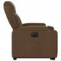Electric reclining and lift fabric armchair in brown. by , Armchairs - Ref: Foro24-3204510, Price: 332,65 €, Discount: %