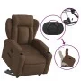 Electric reclining and lift fabric armchair in brown. by , Armchairs - Ref: Foro24-3204510, Price: 332,65 €, Discount: %