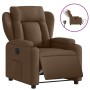 Sillón reclinable eléctrico de tela marrón de , Sillones - Ref: Foro24-3204462, Precio: 250,99 €, Descuento: %