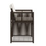 Sillas de jardín con cojines 4 unidades ratán sintético marrón de , Sillas de jardín - Ref: Foro24-365037, Precio: 206,44 €, ...