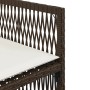 Sillas de jardín con cojines 4 unidades ratán sintético marrón de , Sillas de jardín - Ref: Foro24-365037, Precio: 206,44 €, ...
