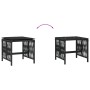 Taburetes de jardín con cojines 4 uds ratán PE negro 41x41x36cm de , Otomanas de exterior - Ref: Foro24-365056, Precio: 89,87...