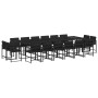 Set de muebles jardín 17 pzas con cojines ratán sintético negro de , Conjuntos de jardín - Ref: Foro24-3211603, Precio: 942,0...