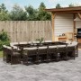 Set comedor de jardín y cojines 15 pzas ratán sintético marrón de , Conjuntos de jardín - Ref: Foro24-3211773, Precio: 961,12...