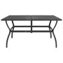 Mesa de jardín de acero gris antracita 140x80x72 cm de vidaXL, Mesas de jardín - Ref: Foro24-312169, Precio: 159,44 €, Descue...