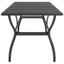 Mesa de jardín de acero gris antracita 140x80x72 cm de vidaXL, Mesas de jardín - Ref: Foro24-312169, Precio: 159,44 €, Descue...