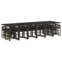 Set de muebles jardín 17 pzas y cojines ratán sintético marrón de , Conjuntos de jardín - Ref: Foro24-3211545, Precio: 879,97...