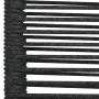 Sillas de jardín 4 unidades cuerda de algodón y acero negro de vidaXL, Sillas de jardín - Ref: Foro24-312156, Precio: 201,01 ...