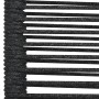 Sillas de jardín 4 unidades cuerda de algodón y acero negro de vidaXL, Sillas de jardín - Ref: Foro24-312156, Precio: 204,32 ...