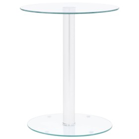 Mesa de centro de vidrio templado transparente 40 cm en Mesas de centro | Comprar online en Foru.es