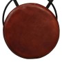 Taburetes de barra de cocina 2 unidades cuero auténtico en Taburetes de cocina | Comprar online en Foru.es