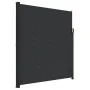 Toldo lateral retráctil negro 220x300 cm de , Sombrillas - Ref: Foro24-4004369, Precio: 112,88 €, Descuento: %