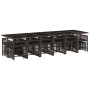 Set de muebles jardín 17 pzas y cojines ratán sintético marrón de , Conjuntos de jardín - Ref: Foro24-3211725, Precio: 996,19...