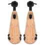 Hormas de zapatos 2 pares madera maciza de pino número 41-46 de vidaXL, Hormas y ensanchadores de zapatos - Ref: Foro24-30173...