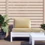 Cojines para sofá de palets 2 uds tela beige melange de , Cojines para sillas y sofás - Ref: Foro24-4002644, Precio: 49,10 €,...