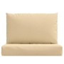 Cojines para sofá de palets 2 uds tela beige melange de , Cojines para sillas y sofás - Ref: Foro24-4002644, Precio: 56,36 €,...