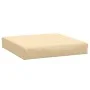 Cojines para sofá de palets 2 uds tela beige melange de , Cojines para sillas y sofás - Ref: Foro24-4002644, Precio: 49,10 €,...