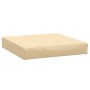 Cojines para sofá de palets 2 uds tela beige melange de , Cojines para sillas y sofás - Ref: Foro24-4002644, Precio: 56,36 €,...