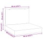 Cojines para sofá de palets 2 uds tela beige melange de , Cojines para sillas y sofás - Ref: Foro24-4002644, Precio: 56,36 €,...