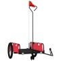Remolque para bicicletas tela Oxford y hierro rojo y negro de , Remolques para bicicletas - Ref: Foro24-94195, Precio: 104,83...