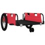 Remolque para bicicletas tela Oxford y hierro rojo y negro de , Remolques para bicicletas - Ref: Foro24-94195, Precio: 104,83...