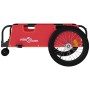Remolque para bicicletas tela Oxford y hierro rojo y negro de , Remolques para bicicletas - Ref: Foro24-94195, Precio: 104,83...