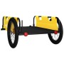 Remolque para bicicletas tela Oxford y hierro amarillo y negro de , Remolques para bicicletas - Ref: Foro24-94197, Precio: 10...
