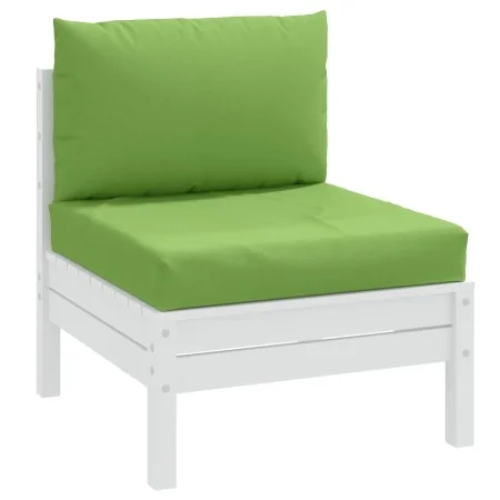 Cojines para sofá de palets 2 uds tela verde melange de , Cojines para sillas y sofás - Ref: Foro24-4002646, Precio: 39,19 €,...