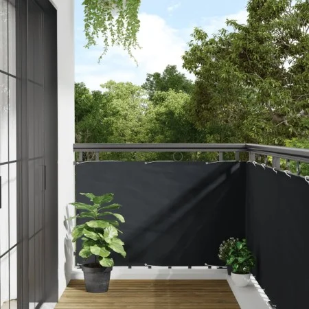 Sichtschutzzaun aus anthrazitgrauem PVC für den Garten, 400x90 cm. von , Zaunpaneele - Ref: Foro24-4005429, Preis: 16,09 €, R...