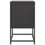 Mesita de noche acero negra 36x39x60,5 cm de , Mesitas de noche - Ref: Foro24-846446, Precio: 53,81 €, Descuento: %