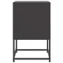Mesita de noche acero negra 36x39x60,5 cm de , Mesitas de noche - Ref: Foro24-846446, Precio: 53,81 €, Descuento: %