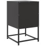 Mesita de noche acero negra 36x39x60,5 cm de , Mesitas de noche - Ref: Foro24-846446, Precio: 54,47 €, Descuento: %