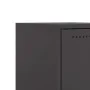 Mesita de noche acero negra 36x39x60,5 cm de , Mesitas de noche - Ref: Foro24-846446, Precio: 53,81 €, Descuento: %