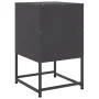 Mesitas de noche 2 uds acero negra 36x39x60,5 cm de , Mesitas de noche - Ref: Foro24-846459, Precio: 119,44 €, Descuento: %
