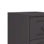 Mesitas de noche 2 uds acero negra 36x39x60,5 cm de , Mesitas de noche - Ref: Foro24-846459, Precio: 119,44 €, Descuento: %